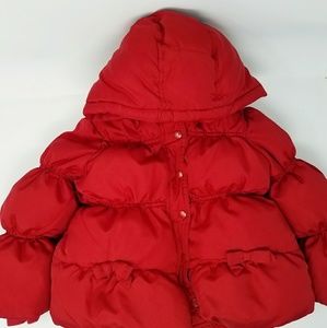 Gymboree Girls Red Puffer Coat Toddler Girl Jacket